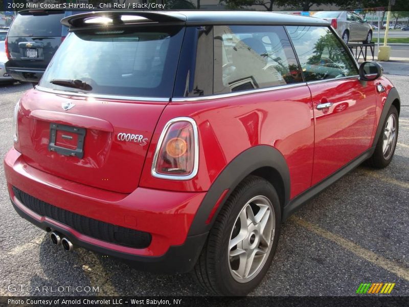 Chili Red / Black/Grey 2009 Mini Cooper S Hardtop