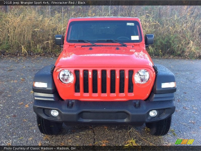 Firecracker Red / Black 2018 Jeep Wrangler Sport 4x4