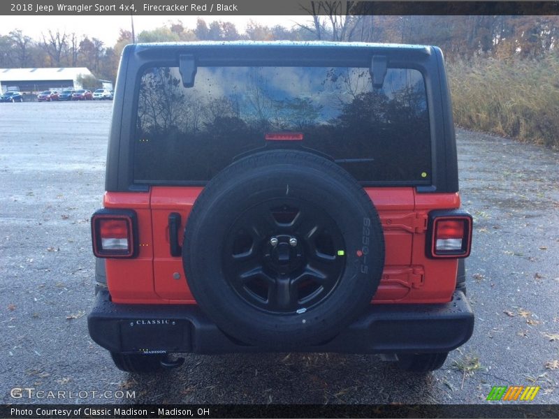Firecracker Red / Black 2018 Jeep Wrangler Sport 4x4