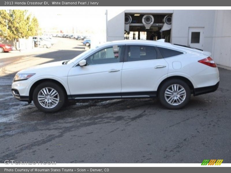 White Diamond Pearl / Ivory 2013 Honda Crosstour EX