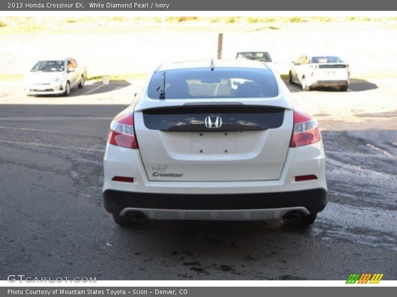 White Diamond Pearl / Ivory 2013 Honda Crosstour EX