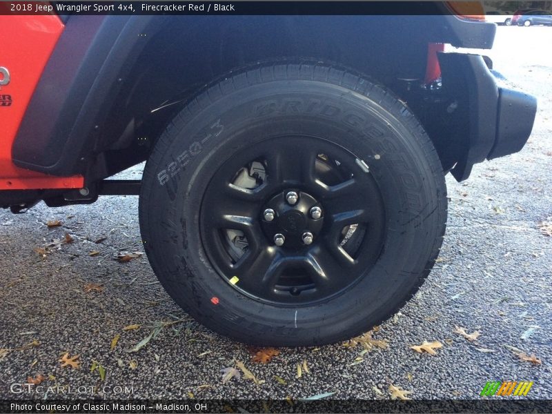 Firecracker Red / Black 2018 Jeep Wrangler Sport 4x4