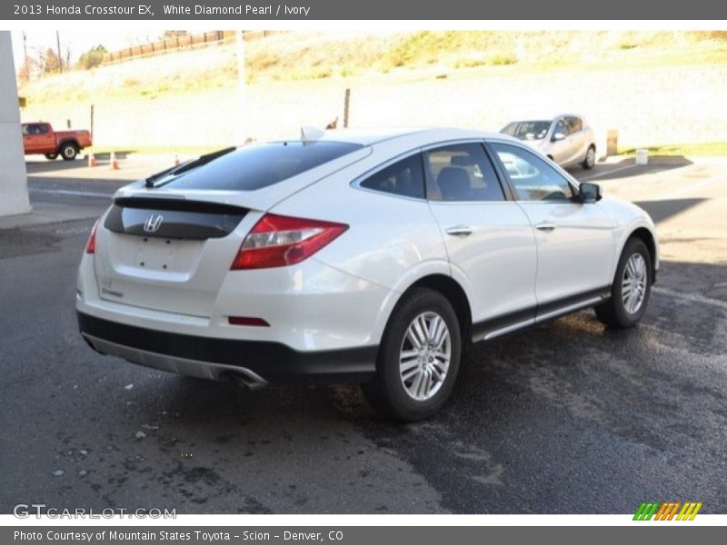 White Diamond Pearl / Ivory 2013 Honda Crosstour EX