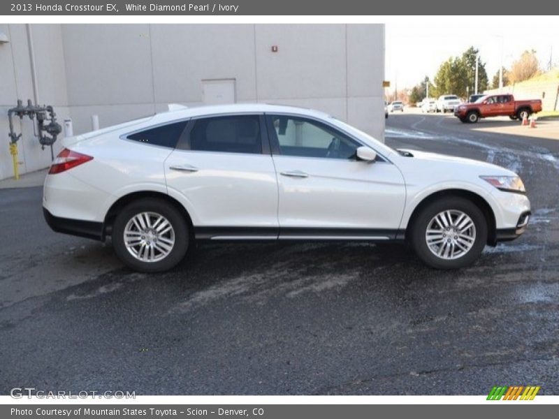White Diamond Pearl / Ivory 2013 Honda Crosstour EX