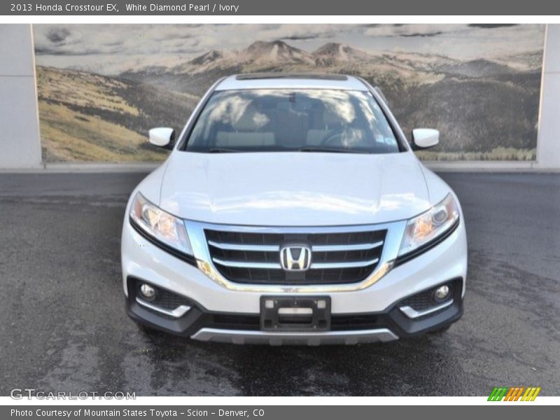White Diamond Pearl / Ivory 2013 Honda Crosstour EX