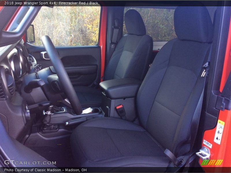 Firecracker Red / Black 2018 Jeep Wrangler Sport 4x4