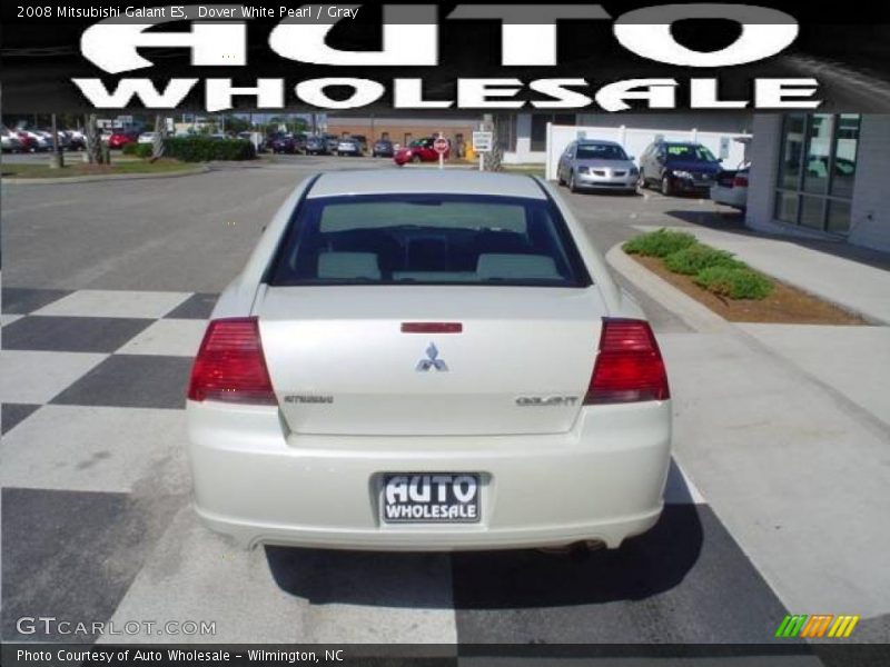 Dover White Pearl / Gray 2008 Mitsubishi Galant ES