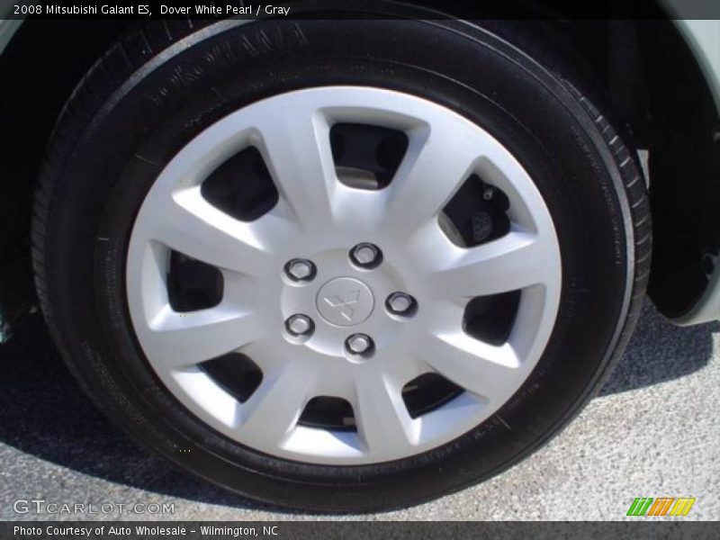 Dover White Pearl / Gray 2008 Mitsubishi Galant ES