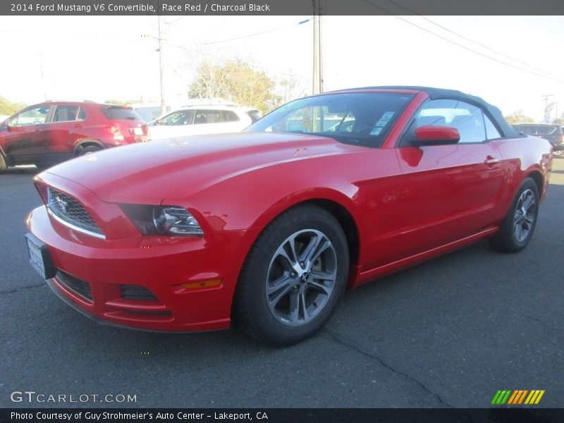Race Red / Charcoal Black 2014 Ford Mustang V6 Convertible