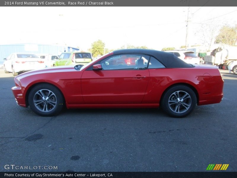 Race Red / Charcoal Black 2014 Ford Mustang V6 Convertible