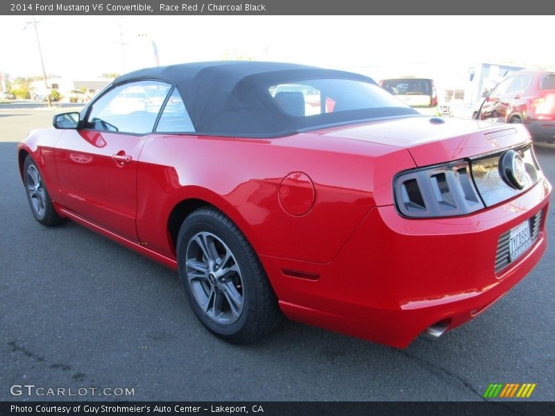 Race Red / Charcoal Black 2014 Ford Mustang V6 Convertible