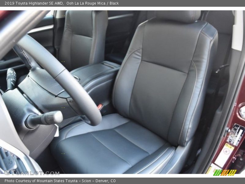 Ooh La La Rouge Mica / Black 2019 Toyota Highlander SE AWD