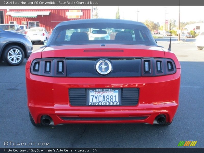 Race Red / Charcoal Black 2014 Ford Mustang V6 Convertible