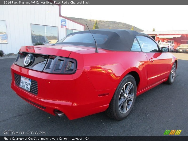 Race Red / Charcoal Black 2014 Ford Mustang V6 Convertible
