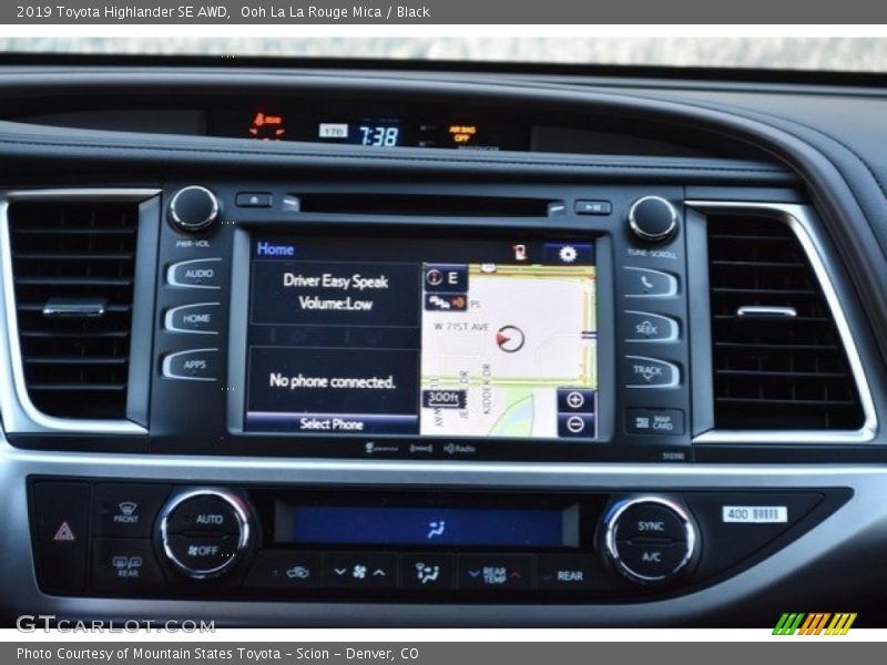 Ooh La La Rouge Mica / Black 2019 Toyota Highlander SE AWD