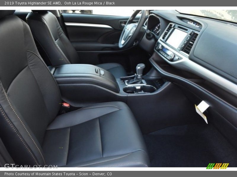 Ooh La La Rouge Mica / Black 2019 Toyota Highlander SE AWD