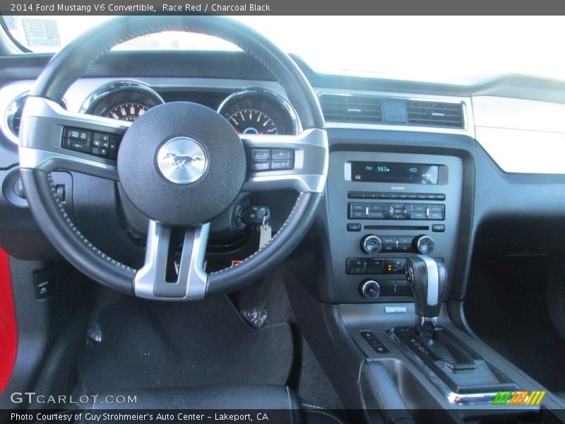 Race Red / Charcoal Black 2014 Ford Mustang V6 Convertible