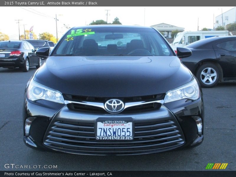Attitude Black Metallic / Black 2015 Toyota Camry LE