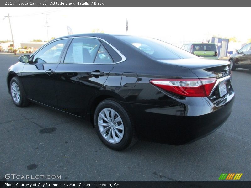 Attitude Black Metallic / Black 2015 Toyota Camry LE