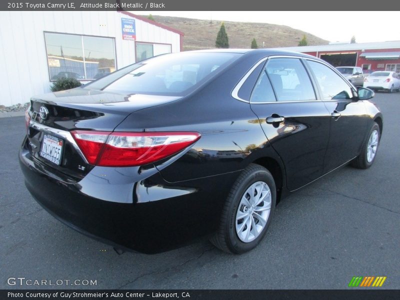 Attitude Black Metallic / Black 2015 Toyota Camry LE