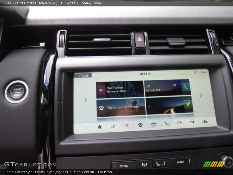 Fuji White / Ebony/Ebony 2018 Land Rover Discovery SE