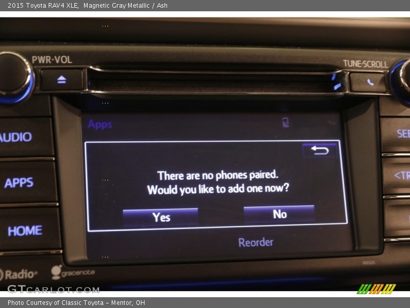 Magnetic Gray Metallic / Ash 2015 Toyota RAV4 XLE