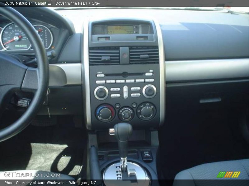 Dover White Pearl / Gray 2008 Mitsubishi Galant ES