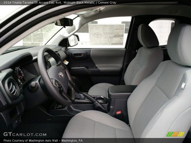 Front Seat of 2019 Tacoma SR Access Cab 4x4