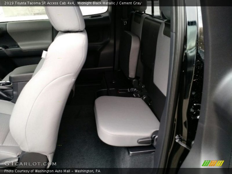 Rear Seat of 2019 Tacoma SR Access Cab 4x4