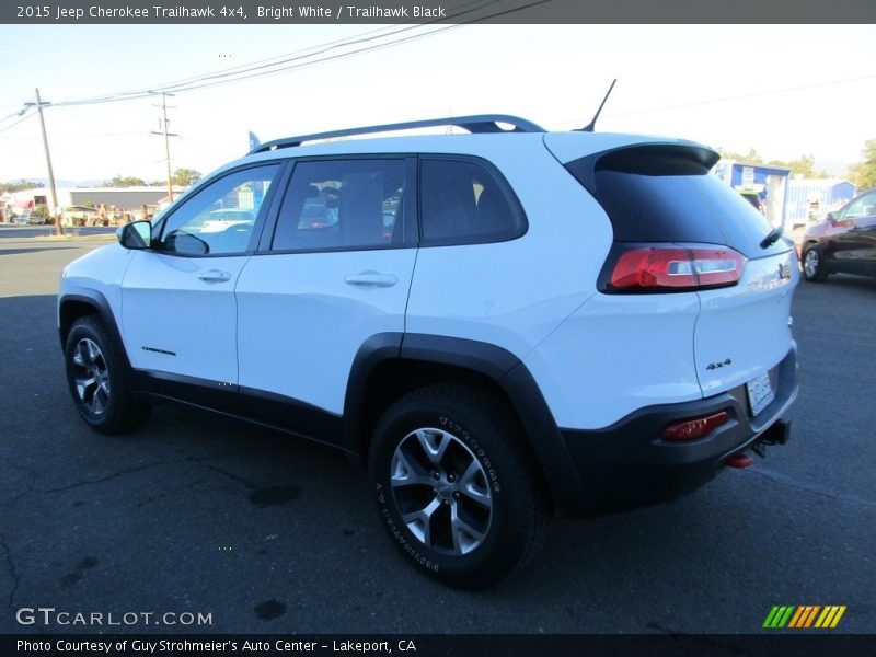 Bright White / Trailhawk Black 2015 Jeep Cherokee Trailhawk 4x4
