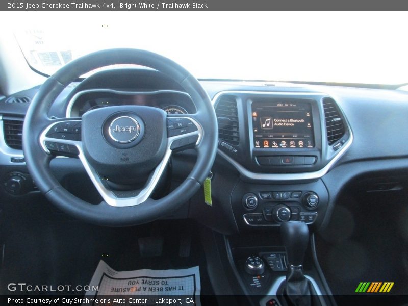 Bright White / Trailhawk Black 2015 Jeep Cherokee Trailhawk 4x4