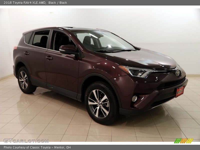 Black / Black 2018 Toyota RAV4 XLE AWD