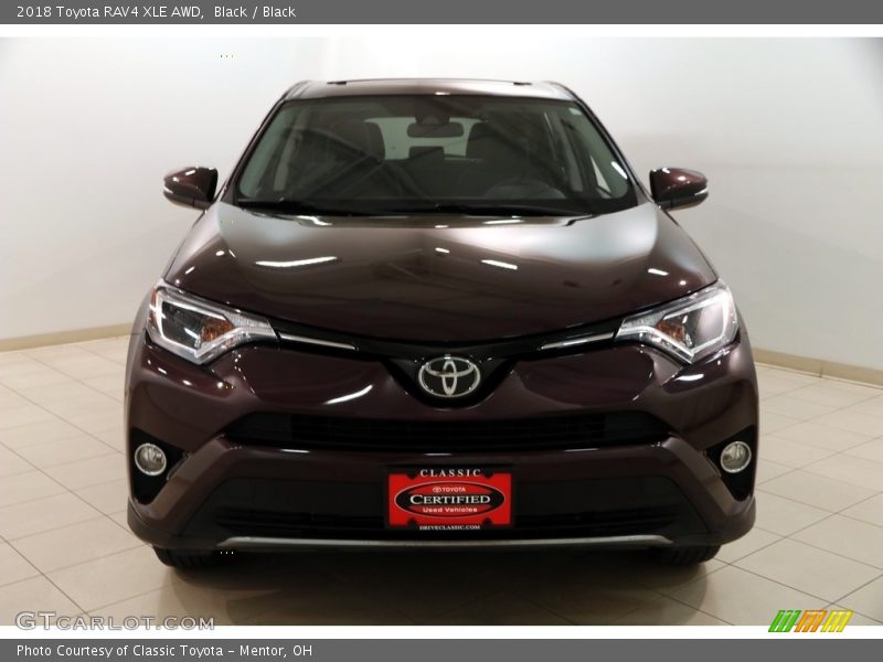 Black / Black 2018 Toyota RAV4 XLE AWD