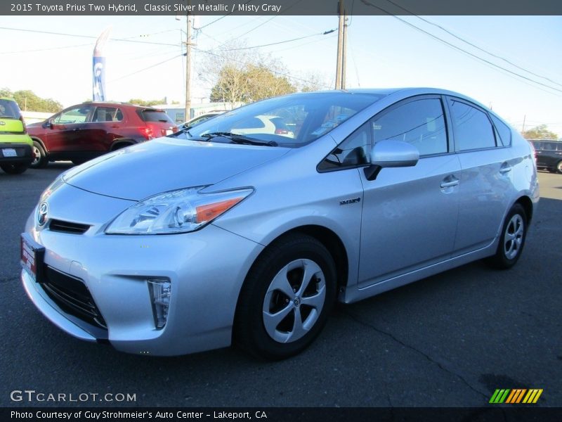 Classic Silver Metallic / Misty Gray 2015 Toyota Prius Two Hybrid