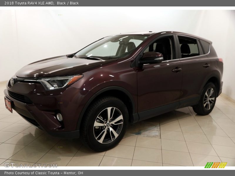 Black / Black 2018 Toyota RAV4 XLE AWD