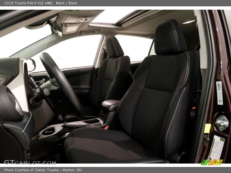 Black / Black 2018 Toyota RAV4 XLE AWD