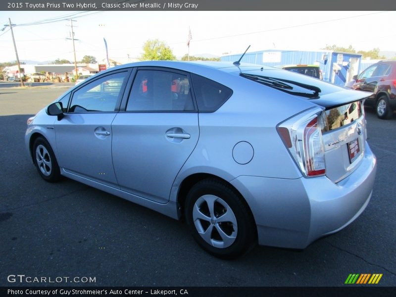 Classic Silver Metallic / Misty Gray 2015 Toyota Prius Two Hybrid