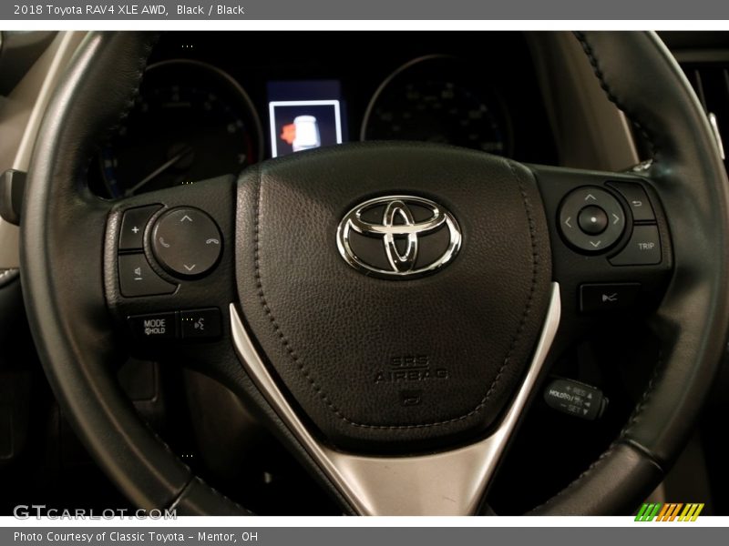 Black / Black 2018 Toyota RAV4 XLE AWD