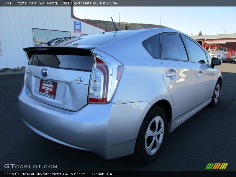 Classic Silver Metallic / Misty Gray 2015 Toyota Prius Two Hybrid
