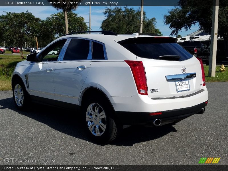 Platinum Ice Tricoat / Light Titanium/Ebony 2014 Cadillac SRX FWD