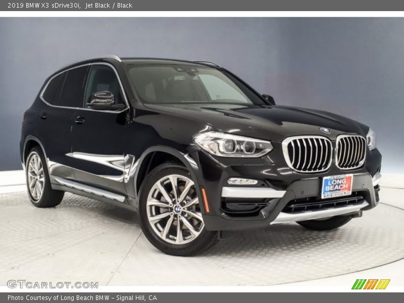 Jet Black / Black 2019 BMW X3 sDrive30i