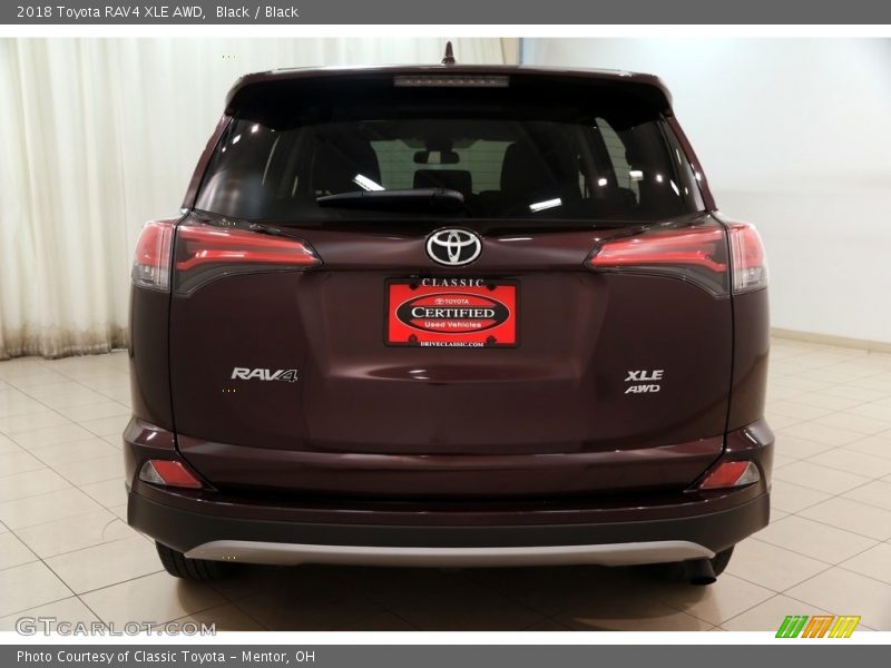 Black / Black 2018 Toyota RAV4 XLE AWD