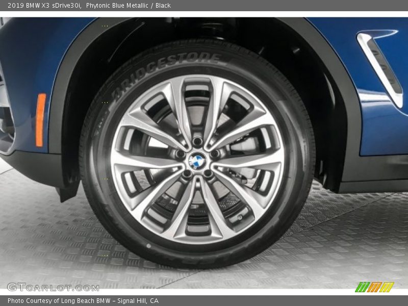 Phytonic Blue Metallic / Black 2019 BMW X3 sDrive30i