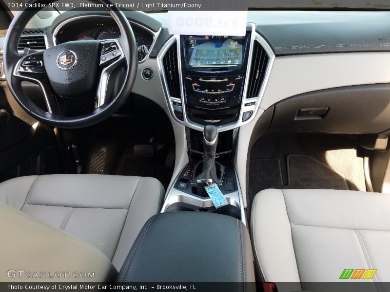 Platinum Ice Tricoat / Light Titanium/Ebony 2014 Cadillac SRX FWD