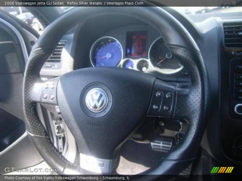 Reflex Silver Metallic / Interlagos Plaid Cloth 2006 Volkswagen Jetta GLI Sedan