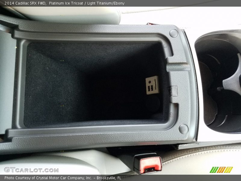 Platinum Ice Tricoat / Light Titanium/Ebony 2014 Cadillac SRX FWD