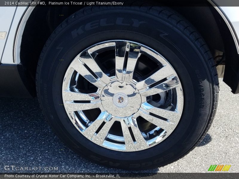Platinum Ice Tricoat / Light Titanium/Ebony 2014 Cadillac SRX FWD