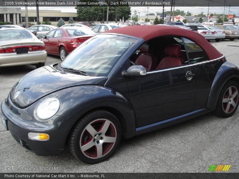 Dark Flint Metallic / Bordeaux Red 2005 Volkswagen New Beetle Dark Flint Edition Convertible
