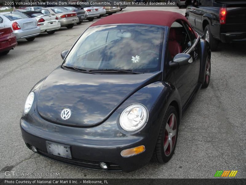 Dark Flint Metallic / Bordeaux Red 2005 Volkswagen New Beetle Dark Flint Edition Convertible