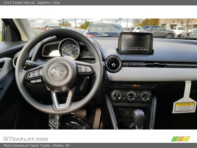 Dashboard of 2019 Yaris LE